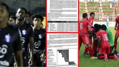 Honduras Progreso y Real Sociedad están peleando por el no descenso en la Liga Nacional.