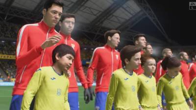 Imagen de una captura de pantalla de la selección nacional de Rusia en el juego “FIFA 22”.