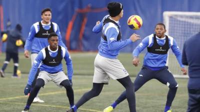 La Selección de Honduras realizó un entrenamiento más largo un día antes del partido contra Estados Unidos.