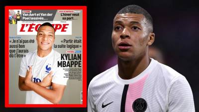 Kylian Mbappé concedió una entrevista el diario L’Equipe y