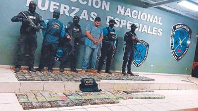 Los 225 kilos de cocaína fueron encontrados en la carrocería del camión conducido por Reynaldo López Palada.