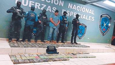 Los 225 kilos de cocaína fueron encontrados en la carrocería del camión conducido por Reynaldo López Palada.