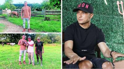 A Héctor Castellanos no le molesta que le digan ‘La Perrita‘, además le encanta estar en Tela, donde tiene su ganado.