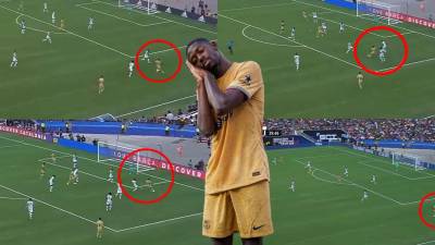 Ousmane Dembélé se lució con dos golazos en el amistoso del Barcelona frente a la Juventus.