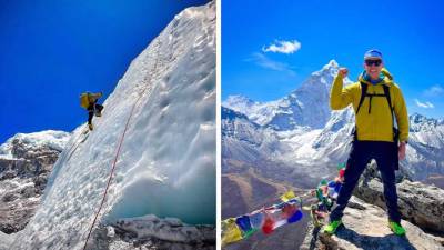 Ronald Quintero se ha convertido en el primer hondureño en subir al Monte Everest.
