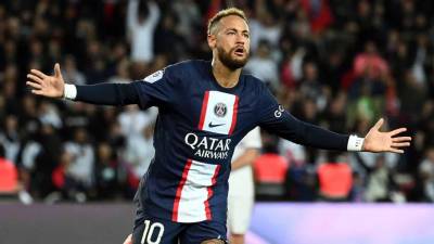 Neymar marcó el gol de la victoria del París Saint Germain (PSG) contra el Marsella en la Ligue 1.