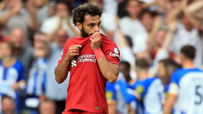 El Liverpool no pudo pasar del empate 3-3 contra el Brighton en la Premier League.