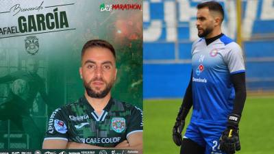 El experimentado portero uruguayo Rafael García es el nuevo refuerzo del Marathón para el Torneo Apertura 2022.