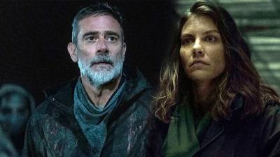 El actor Jefrey Dean Morgan y la actriz Lauren Cohan.