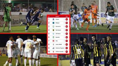 Así quedó la tabla de posiciones del Torneo Apertura 2022 tras la disputa de la jornada 17.