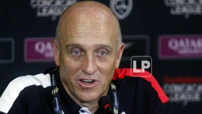 Fabián Coito, entrenador uruguayo del Alajuelense, compareció en rueda de prensa después del truinfo contra el Real España.