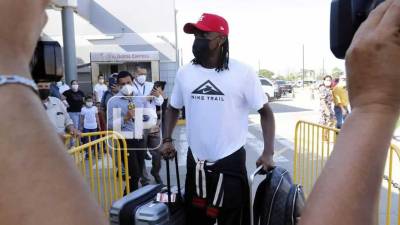 Alberth Elis viajó desde el aeropuerto Ramón Villeda Morales.