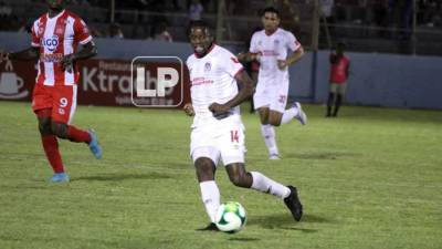 Boniek García, durante su partido 300 en la Liga Nacional de Honduras.