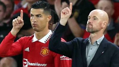 Erik ten Hag, entrenador del Manchester United, reveló que Cristiano Ronaldo rechazó entrar como sustituto en el partido frente al Tottenham.