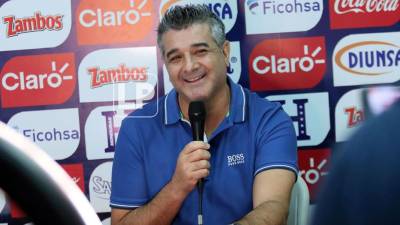 Diego Vázquez, entrenador de la Selección de Honduras.