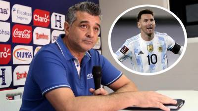 Diego Vázquez está satisfecho por el partido amistoso que jugará Honduras contra la Argentina de Messi.