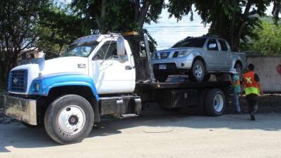 Las “temidas” grúas regresaron a las calles y avenidas de San Pedro Sula.