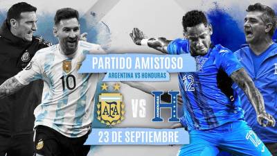 La Selección de Honduras de Diego Vázquez enfrentará a la Argentina de Lionel Messi y Scaloni en amistoso.