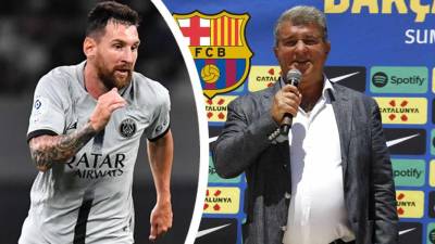 Joan Laporta le abrió las puertas del Barcelona a Lionel Messi.