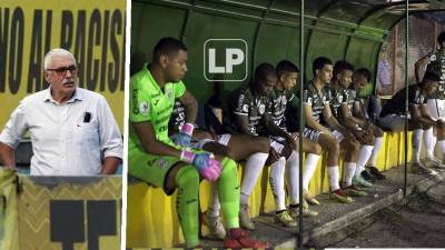 Manuel Keosseián no saludó a ninguno de sus jugadores tras la derrota contra el Real España.