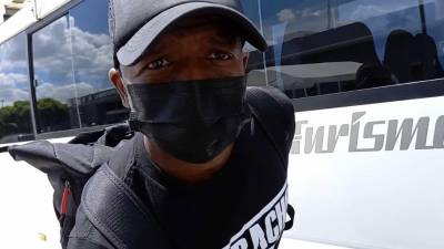 Boniek García a su llegada a San Pedro Sula para incorporarse a la Selección de Honduras.