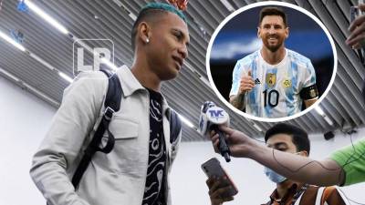 Kervin Arriaga se mostró ilusionado por el partido amistoso de la Selección de Honduras contra la Argentina de Messi.
