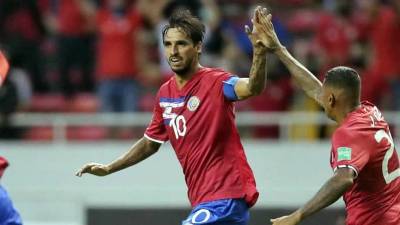 Bryan Ruiz marcó el gol de la victoria de Costa Rica sobre Panamá en la eliminatoria rumbo a Qatar 2022.