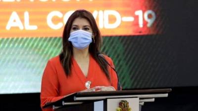 Alba Consuelo Flores, titular de la Secretaría de Salud de Honduras.
