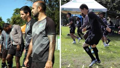 El Comunicaciones entrenó en su sede a un día de la finalísima de Liga Concacaf ante el Motagua.