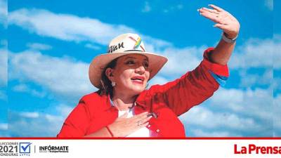 Xiomara Castro de Zelaya, durante un recorrido en la zona sur de Honduras.