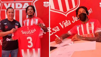 Henry Figueroa ya firmó su contrato con el Vida y usará el dorsal 3.