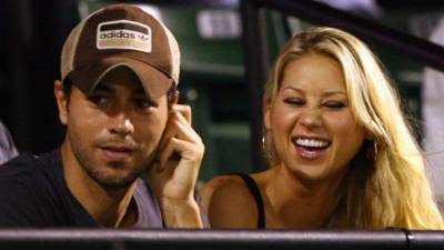 Enrique Iglesias y Anna Kournikova.