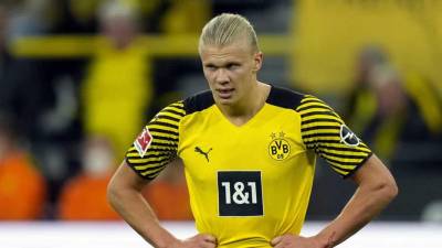 Erling Haaland se ha perdido tres partidos con el Borussia Dortmund.