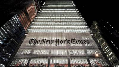 El edificio del New York Times.