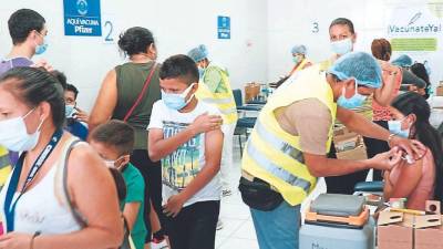 El lunes se inicia en La Región de Cortés la inoculación de niños de cinco años en adelante.
