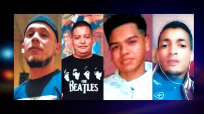 Dorian Alejandro Rodas (24), Carlos Fernando Flores (24), Christian Suazo (21) y Yoel Banegas (30), las víctimas.