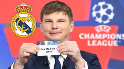 Andréi Arshavin sacó la bolita con el nombre del Real Madrid.