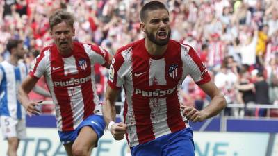 Yannick Ferreira Carrasco le dio la victoria al Atlético de Madrid contra el Espanyol en la Liga Española.