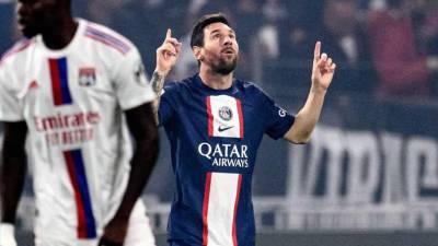 Lionel Messi marcó el gol del triunfo del PSG en la visita al Lyon por la Ligue 1.