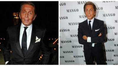 El diseñador Valentino.