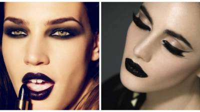Muestra tu lado sensual con un labial oscuro.