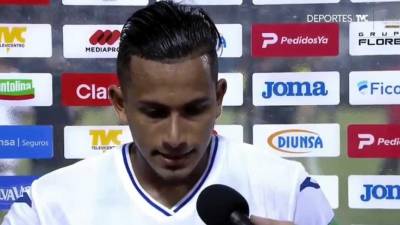 Edwin Rodríguez habló con TVC al final del partido y se le vio muy triste por el mal momento que vive la Selección de Honduras.