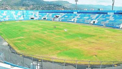 El estadio Nacional no recibe nuevo pasto desde 2007.