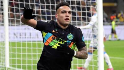 Lautaro Martínez marcó el gol del triunfo del Inter sobre el Napoli en el estadio Giuseppe Meazza.
