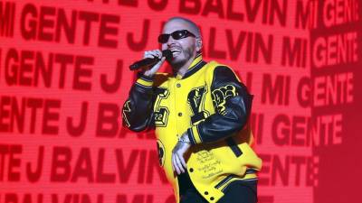 El cantante colombiano J Balvin.