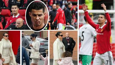 Cristiano Ronaldo, atacante del Manchester United, protagonizó un nuevo episodio de molestia en el banquillo luego que salió de cambio en el duelo de la Premier League ante el Newcastle. El enfado de CR7 era evidente con el entrenador Erik ten Hag.