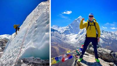 Ronald Quintero se ha convertido en el primer hondureño en subir al Monte Everest.