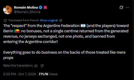 ¡Argentina en la mira! Revela lo sufrido en despedida de Messi: No nos dieron nada