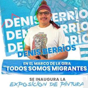 El pintor hondureño Denís Berríos presentará sus obras este viernes en España 
