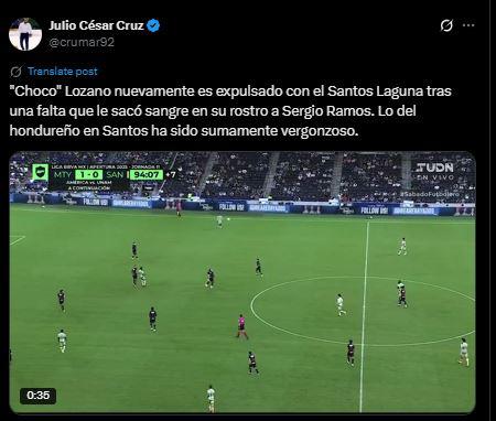 Choco Lozano provoca indignación por lo que le hizo a Sergio Ramos: Con él no